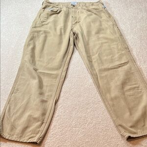Tyndale‎ Arc Rated Flame Resistant Work Pants USA Made Beige Carpenter